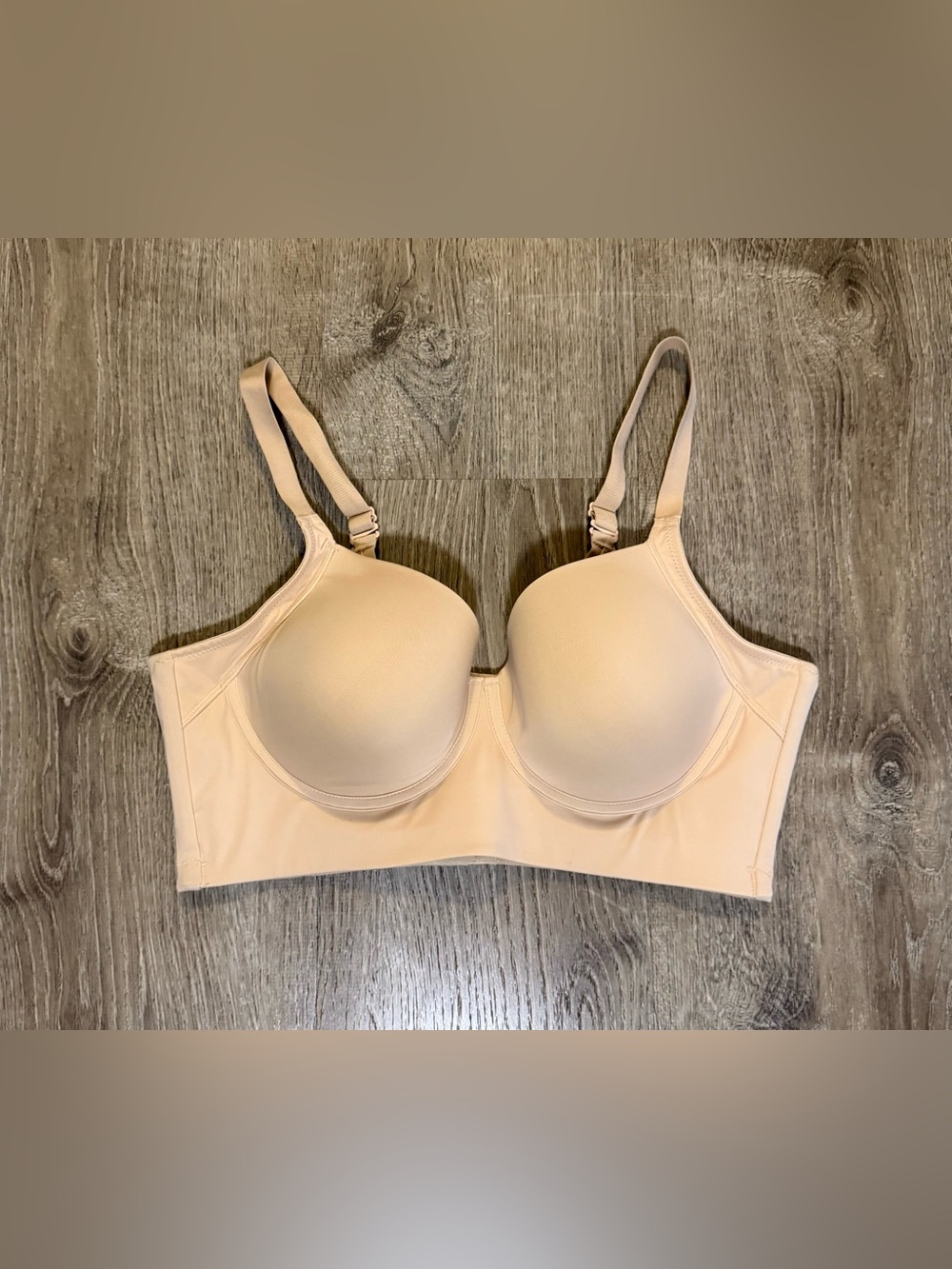 SHAPELLX Bare Essentials™ AirSlim® Back Smoothing Underwire Push-Up Bra - Picture 4 of 8